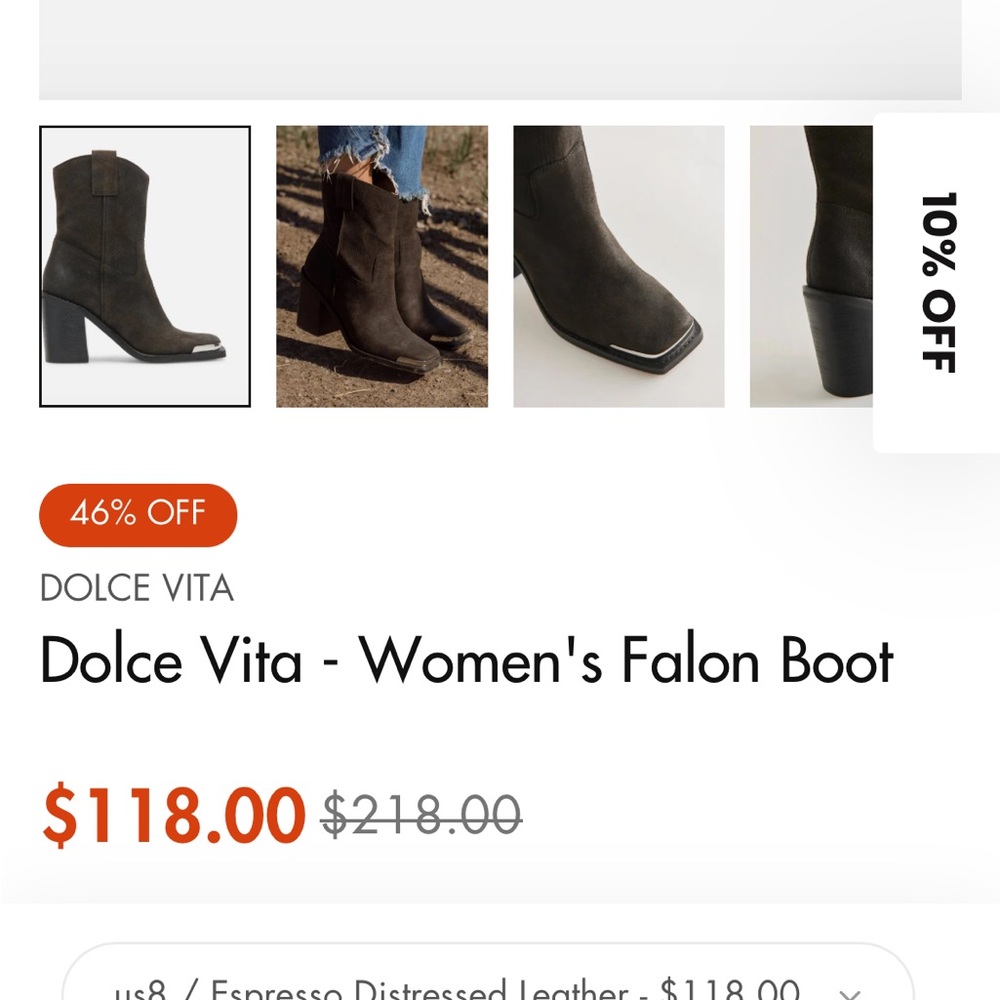 Dolce Vita Falon Boots - Dark Brown